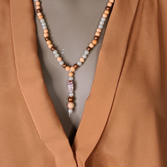 Mala Beads Necklace Bracelet Meditation Handmade Jewelry Unisex Spiritual Yoga - Picture 2 of 2